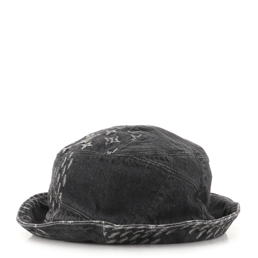 Nigo Sun Hat Limited Edition Giant Damier and Monogram Denim XXL