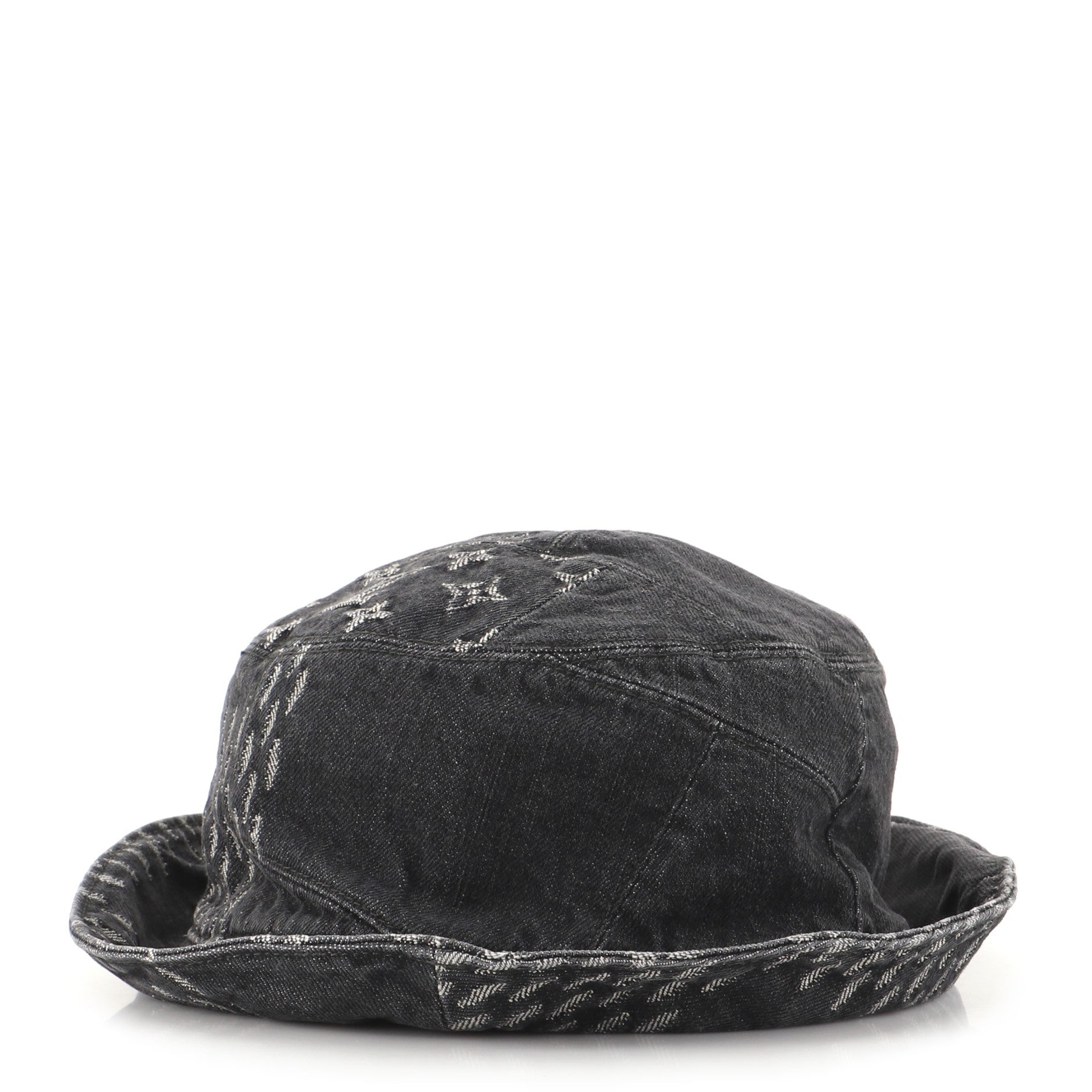 Nigo Sun Hat Limited Edition Giant Damier and Monogram Denim XXL