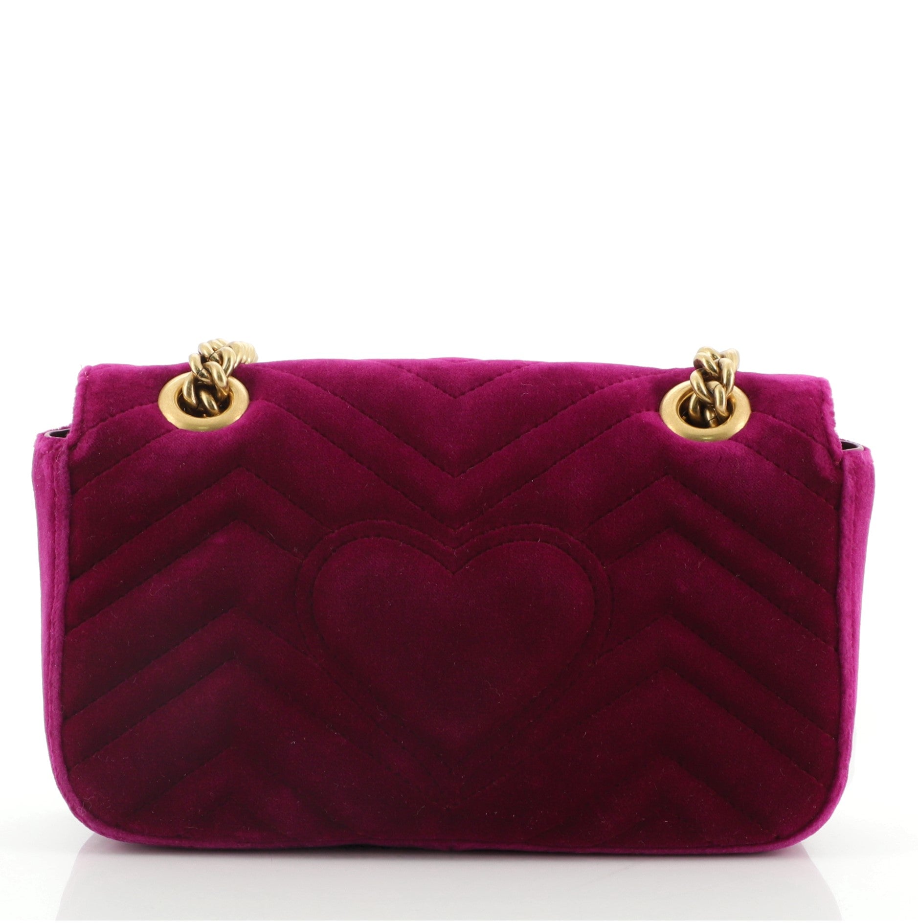 GG Marmont Flap Bag Embellished Matelasse Velvet Mini