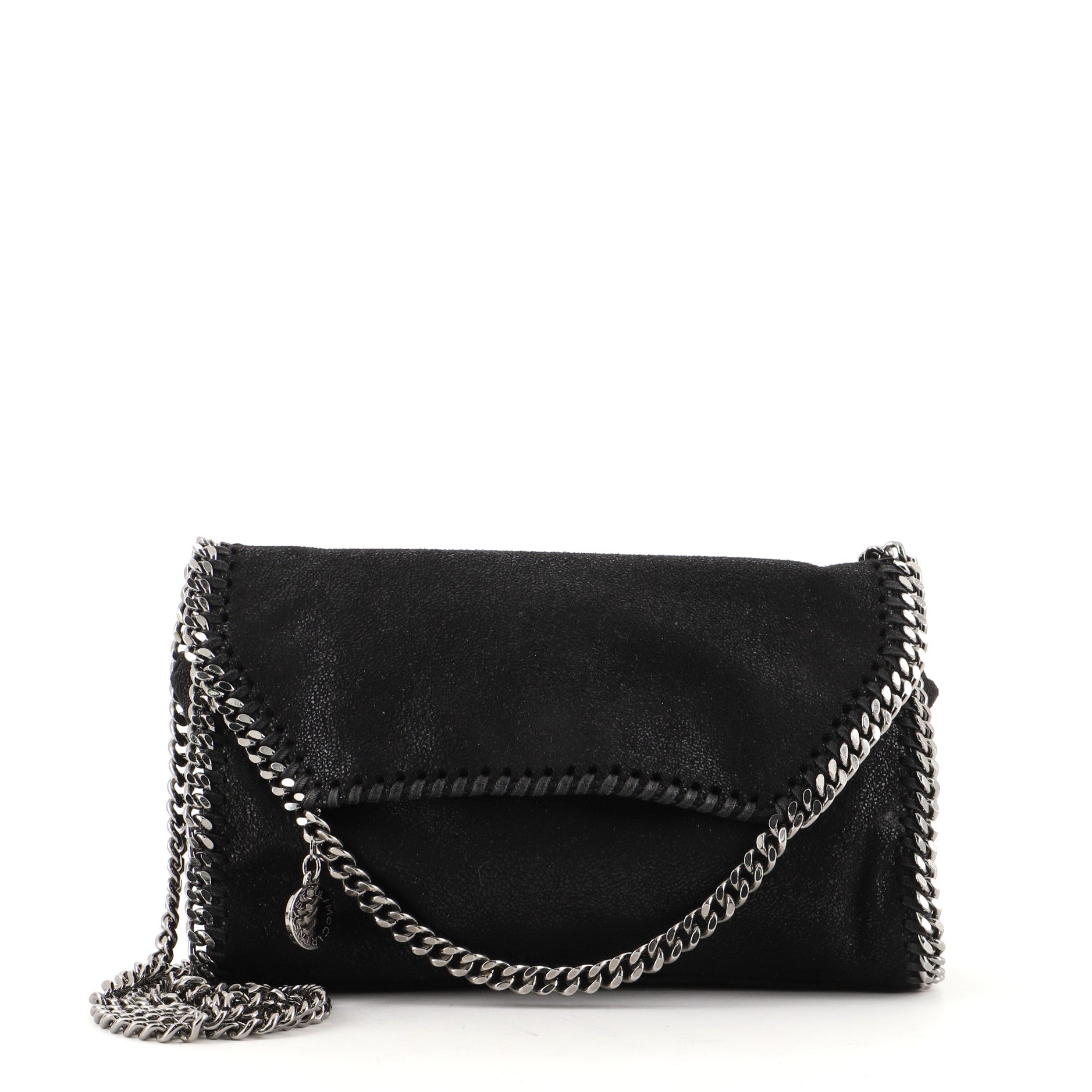 Falabella Fold Over Flap Crossbody Bag Shaggy Deer Mini