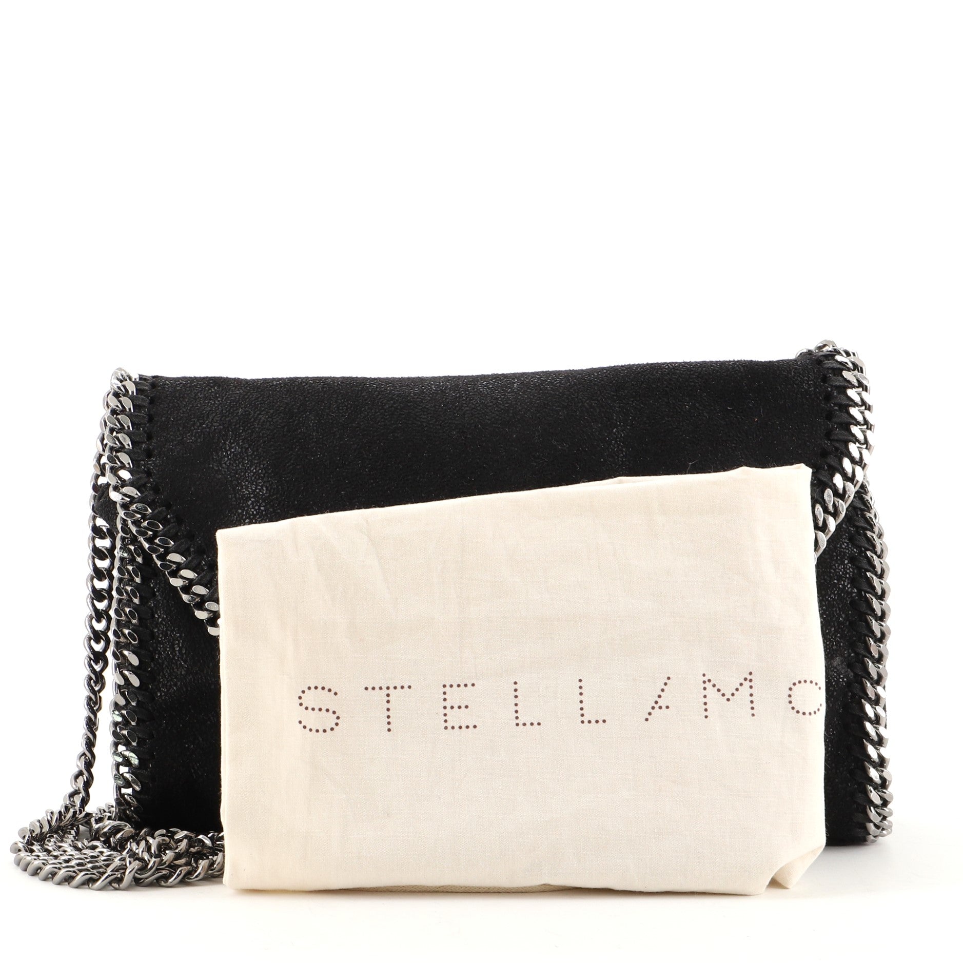 Falabella Fold Over Flap Crossbody Bag Shaggy Deer Mini
