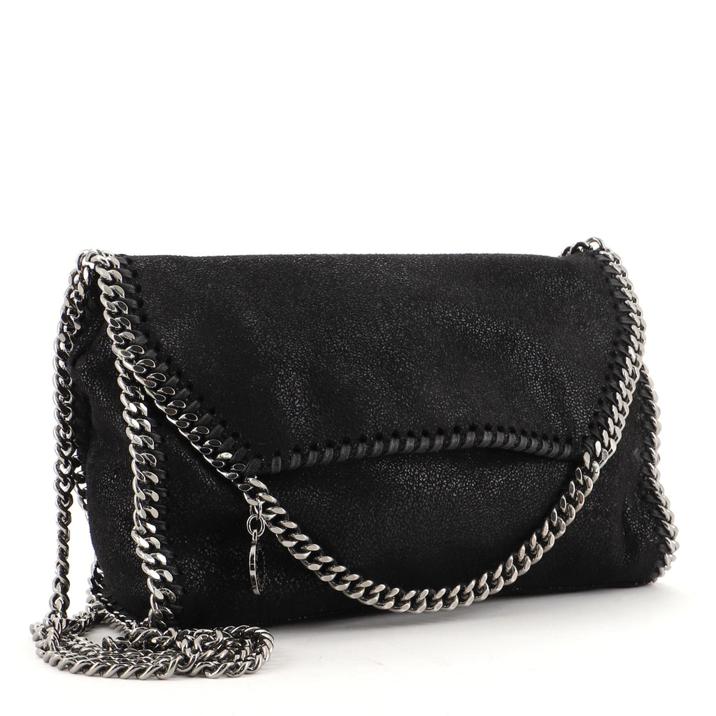 Falabella Fold Over Flap Crossbody Bag Shaggy Deer Mini