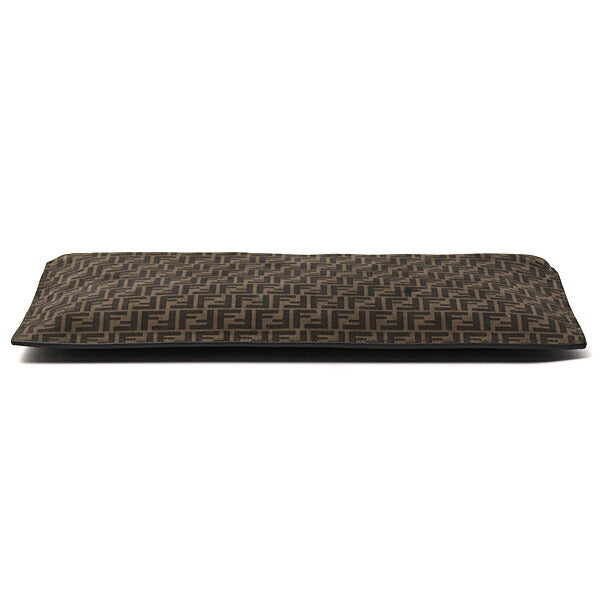 Fendi Zucca Leather Clutch Bag