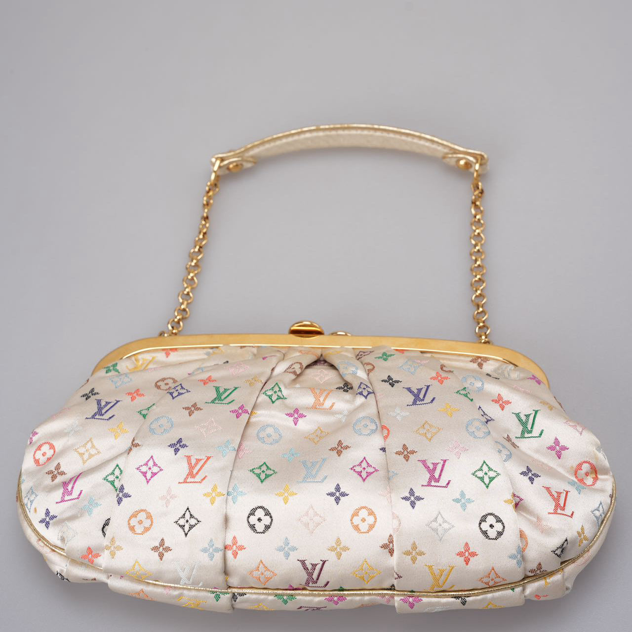 Louis Vuitton x Takashi Murakami Monogram Multicolore Aumoniere Evening Bag
