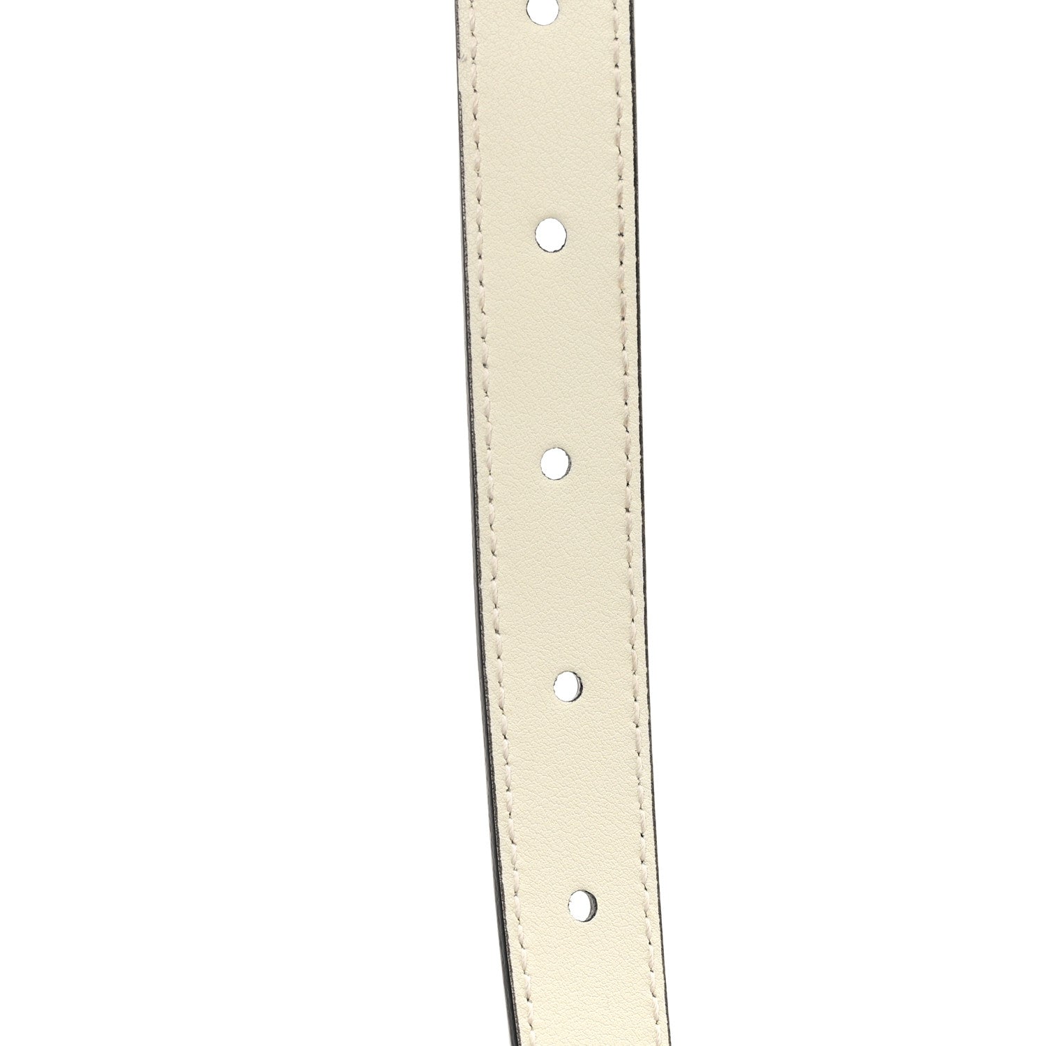 Calfskin Double G 20mm Belt 75 30 Mystic White