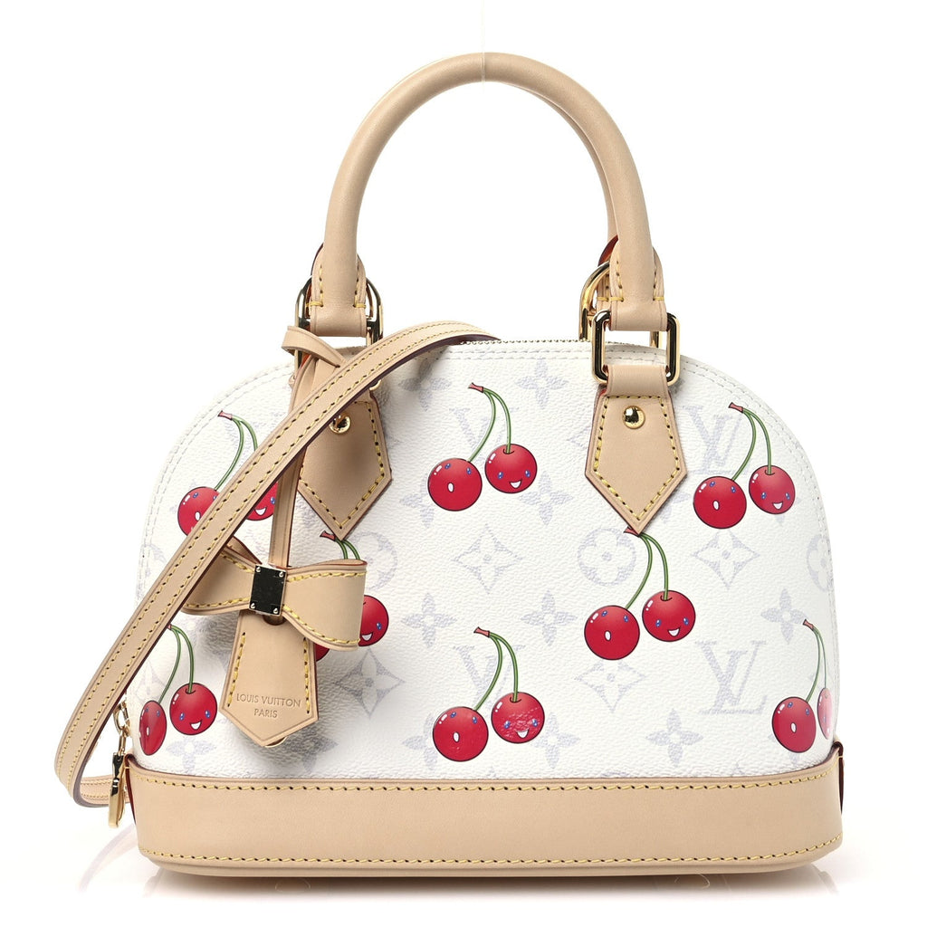 LV X TM Monogram Cerises Alma BB White