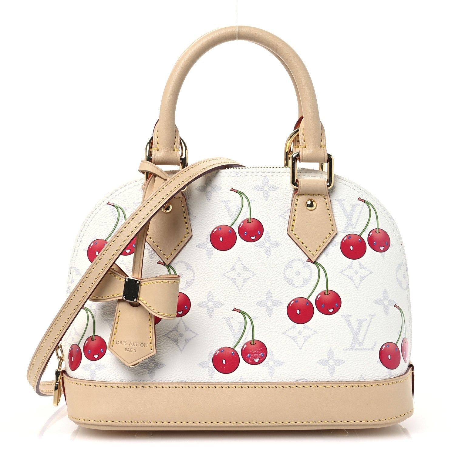 LV X TM Monogram Cerises Alma BB White