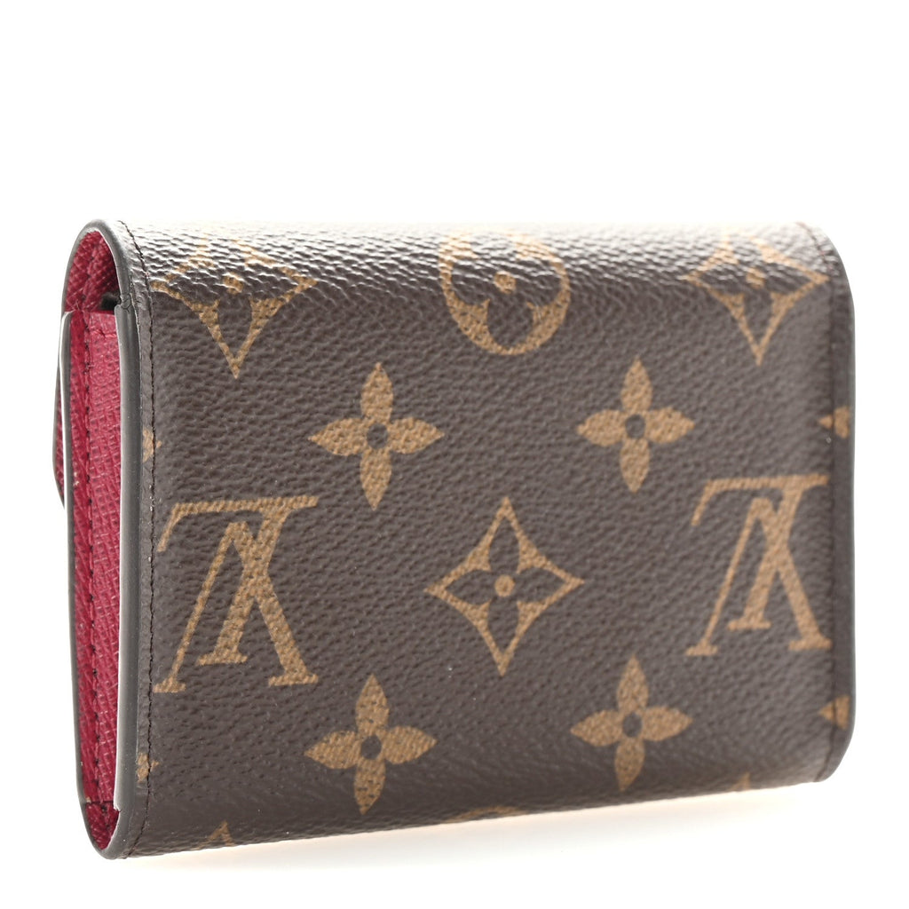 Monogram Rosalie Coin Purse Fuchsia