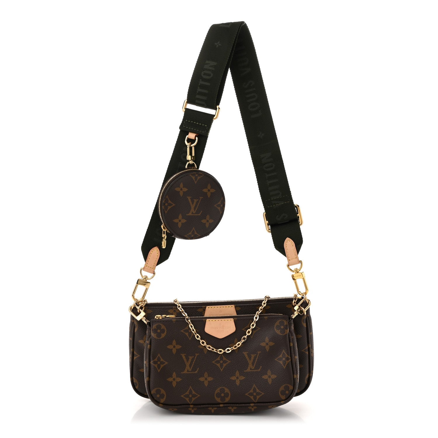 Monogram Multi Pochette Accessories Kaki