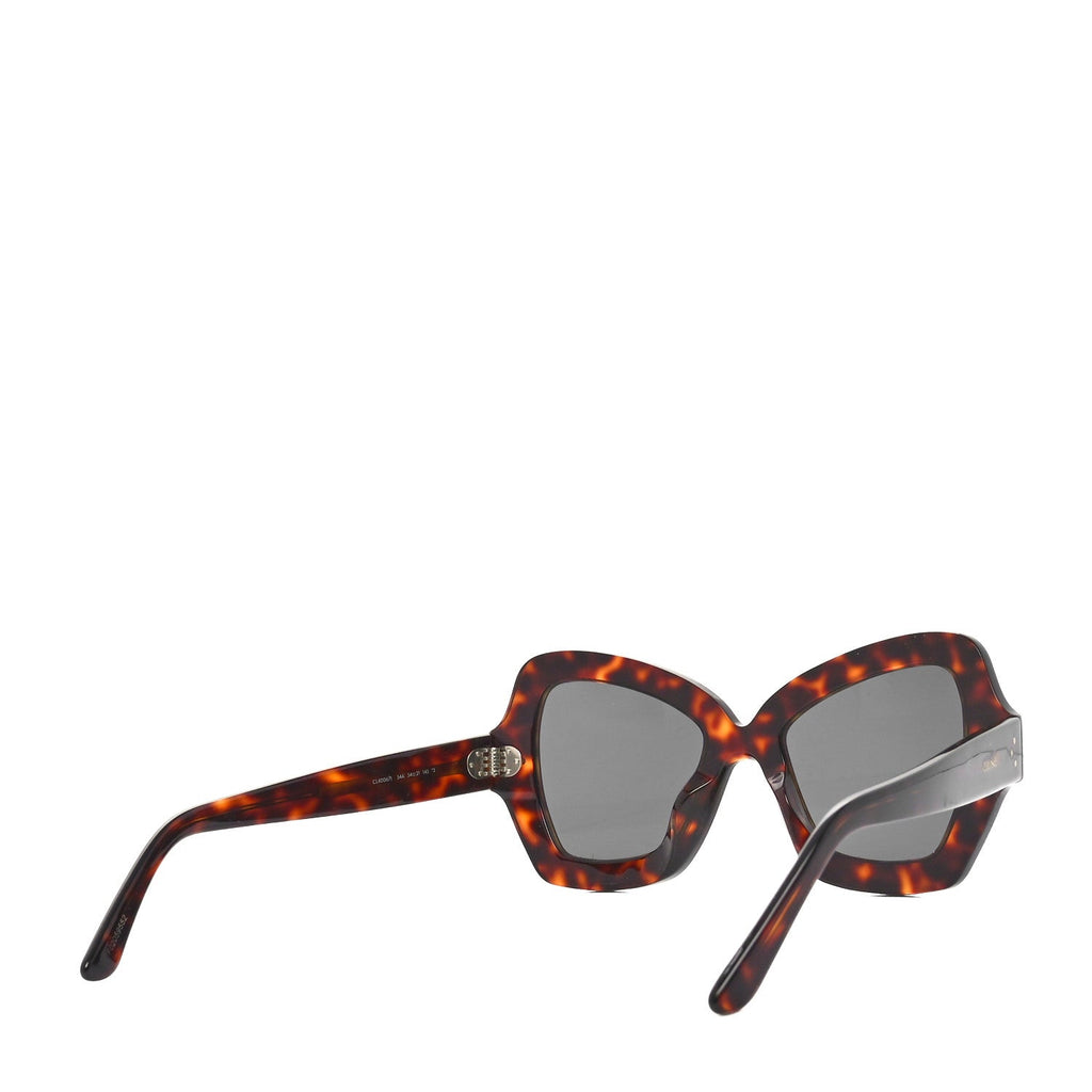 Acetate Butterfly Sunglasses CL40067I Red Havana Smoke
