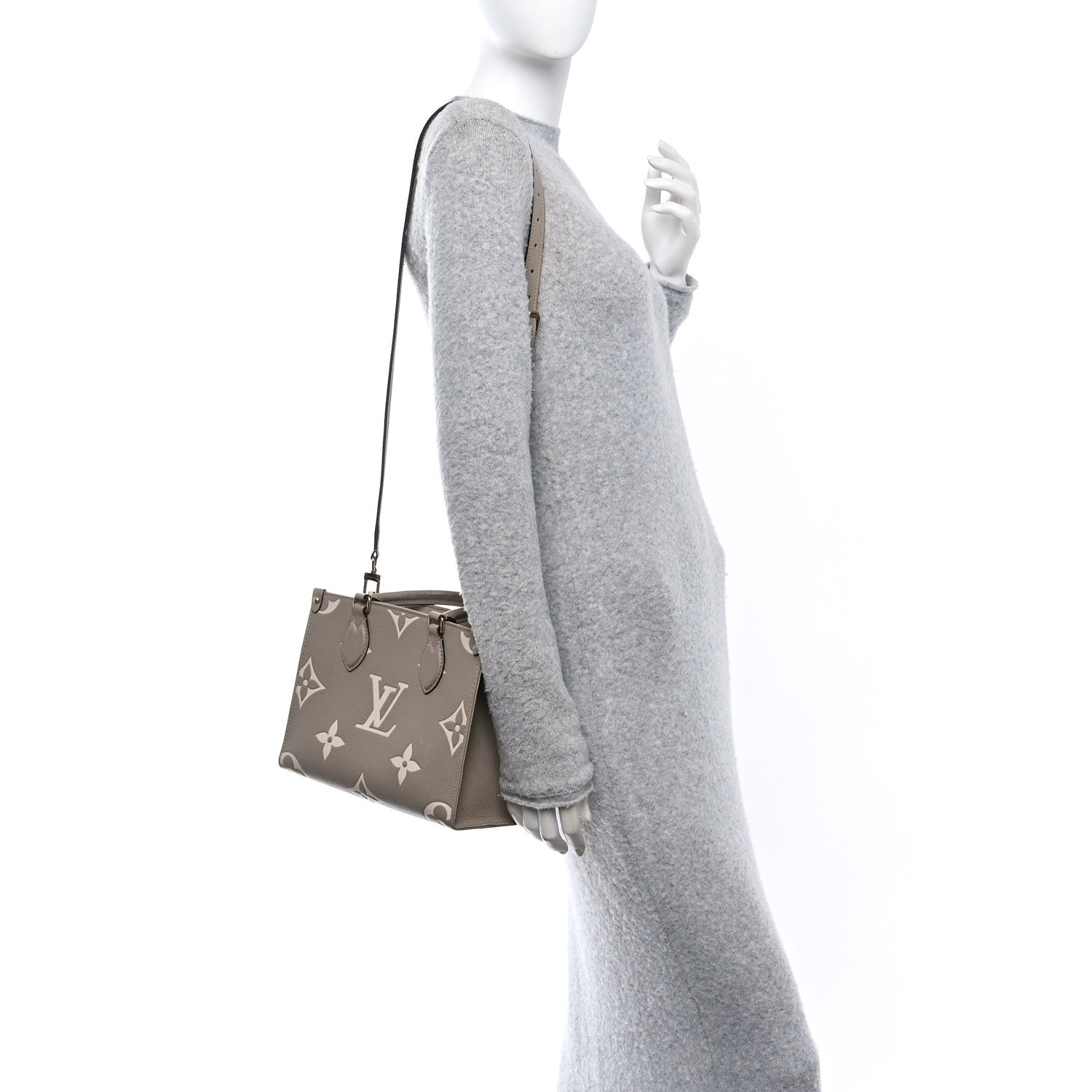 Empreinte Monogram Giant Onthego PM Tourterelle Creme