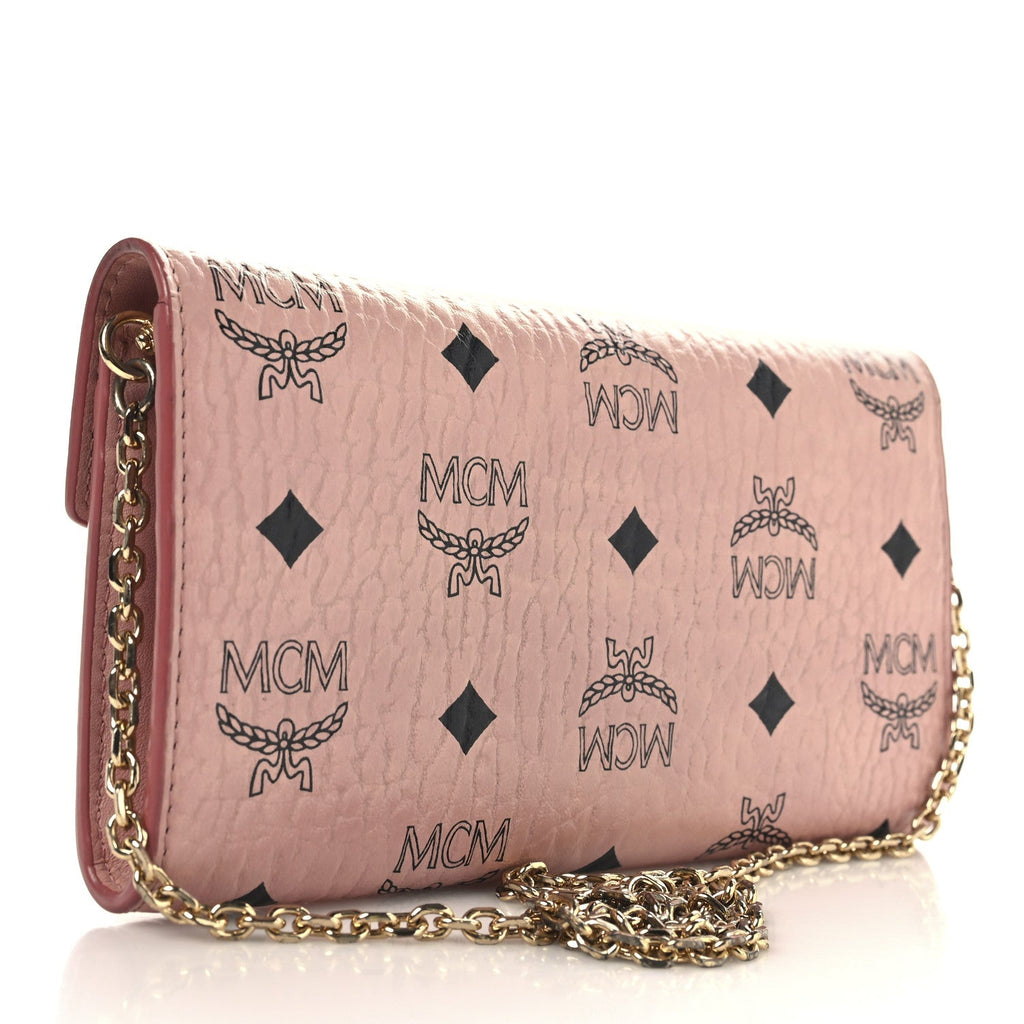 Visetos Large Patricia Wallet On Chain Soft Pink