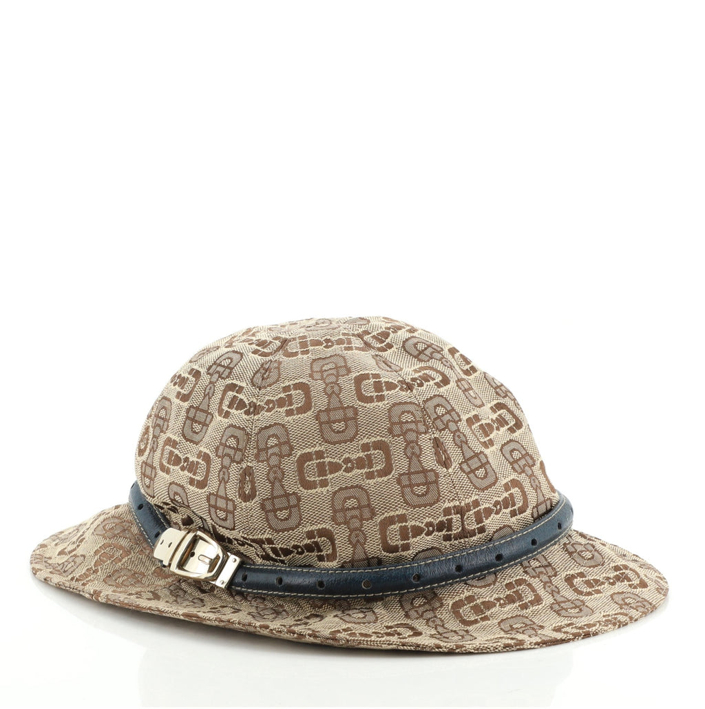 Belted Safari Hat Horsebit Jacquard XS