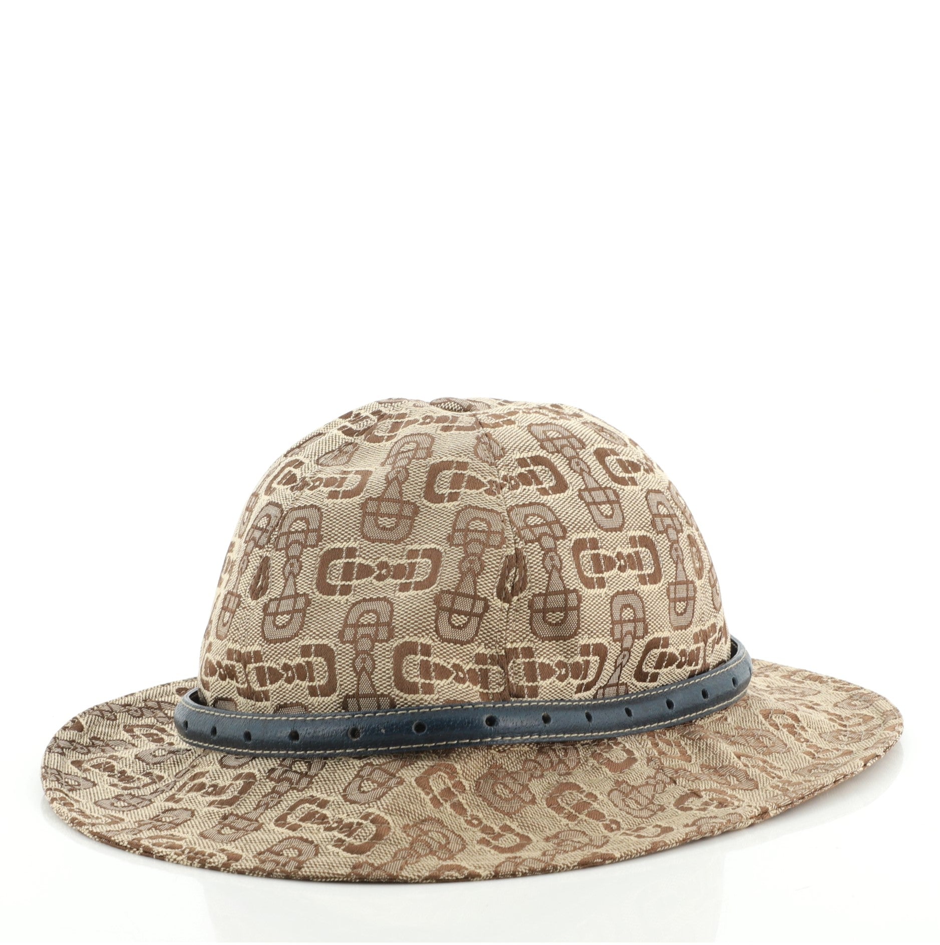 Belted Safari Hat Horsebit Jacquard XS