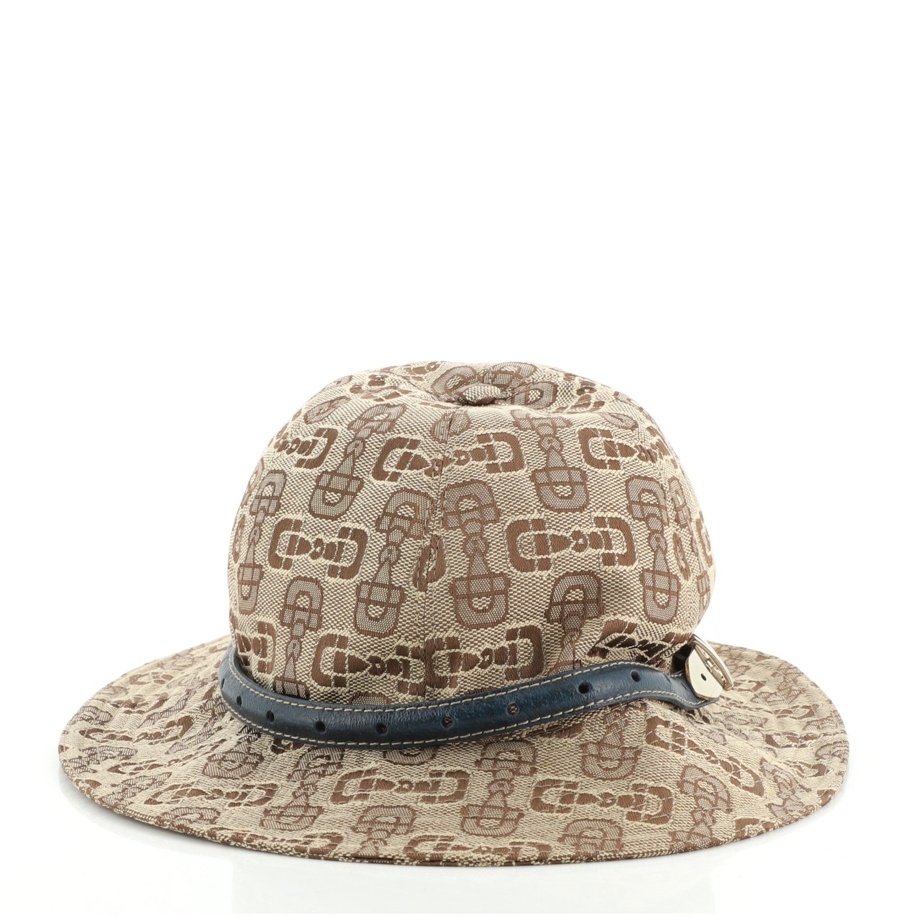 Belted Safari Hat Horsebit Jacquard XS