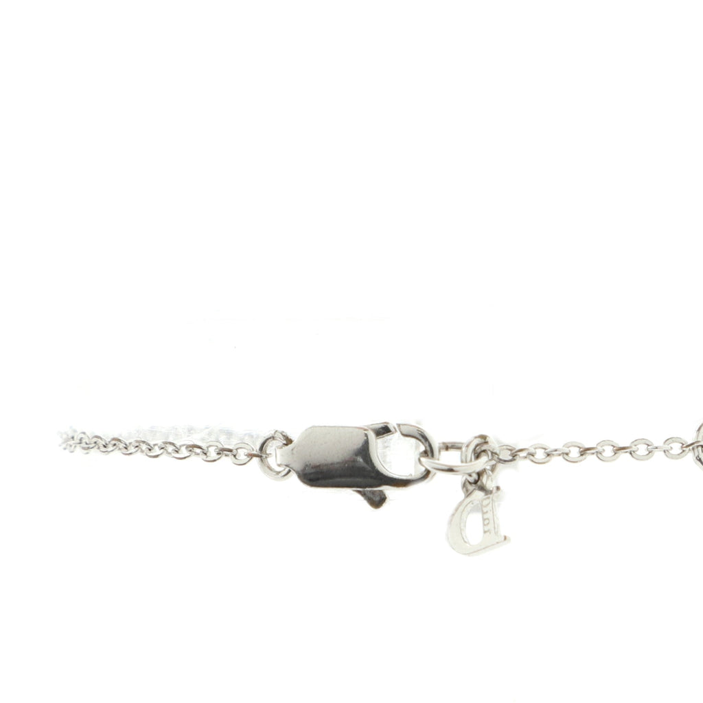 Vintage Logo Bracelet Crystal Embellished Metal