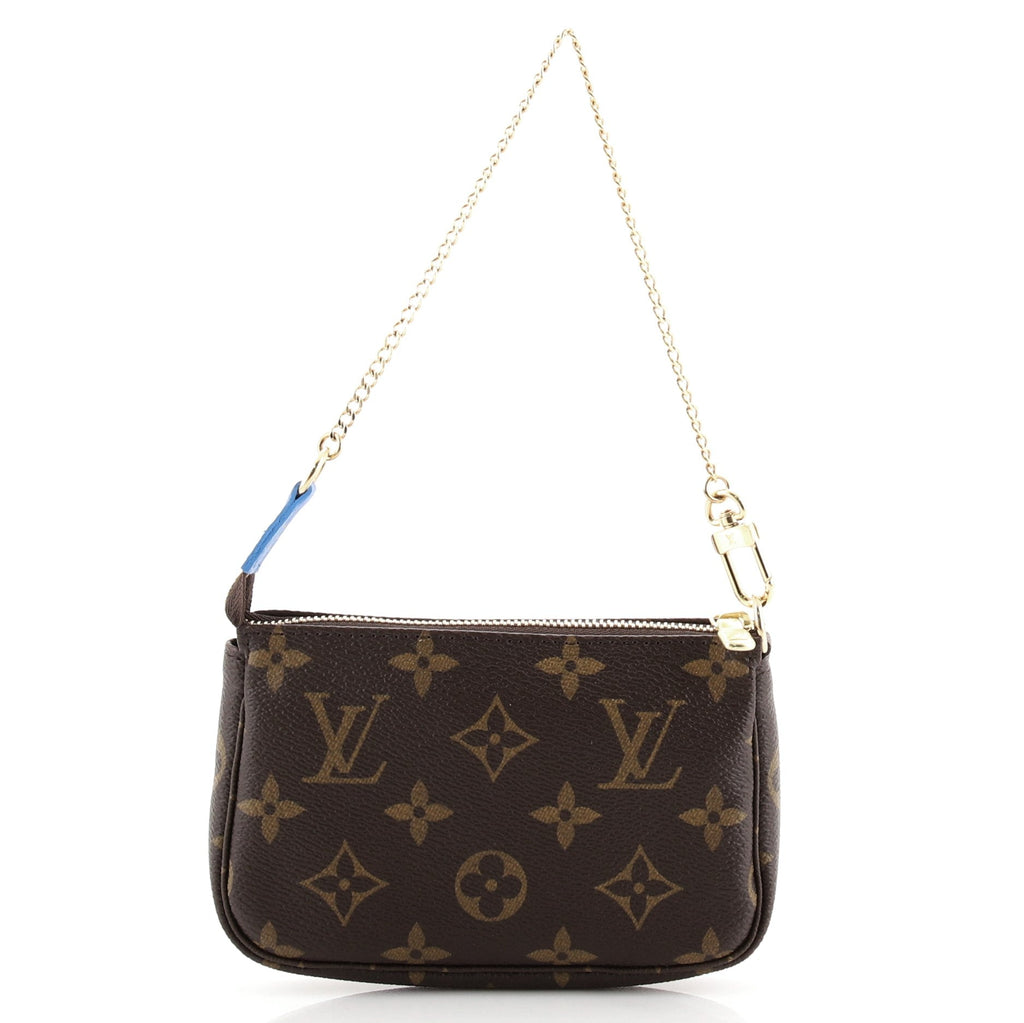 Pochette Accessoires Limited Edition Vivienne Xmas Monogram Canvas Mini