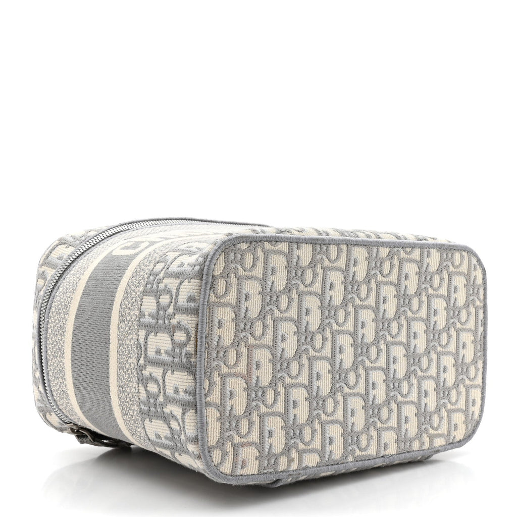 Oblique Diortravel Vanity Case Grey