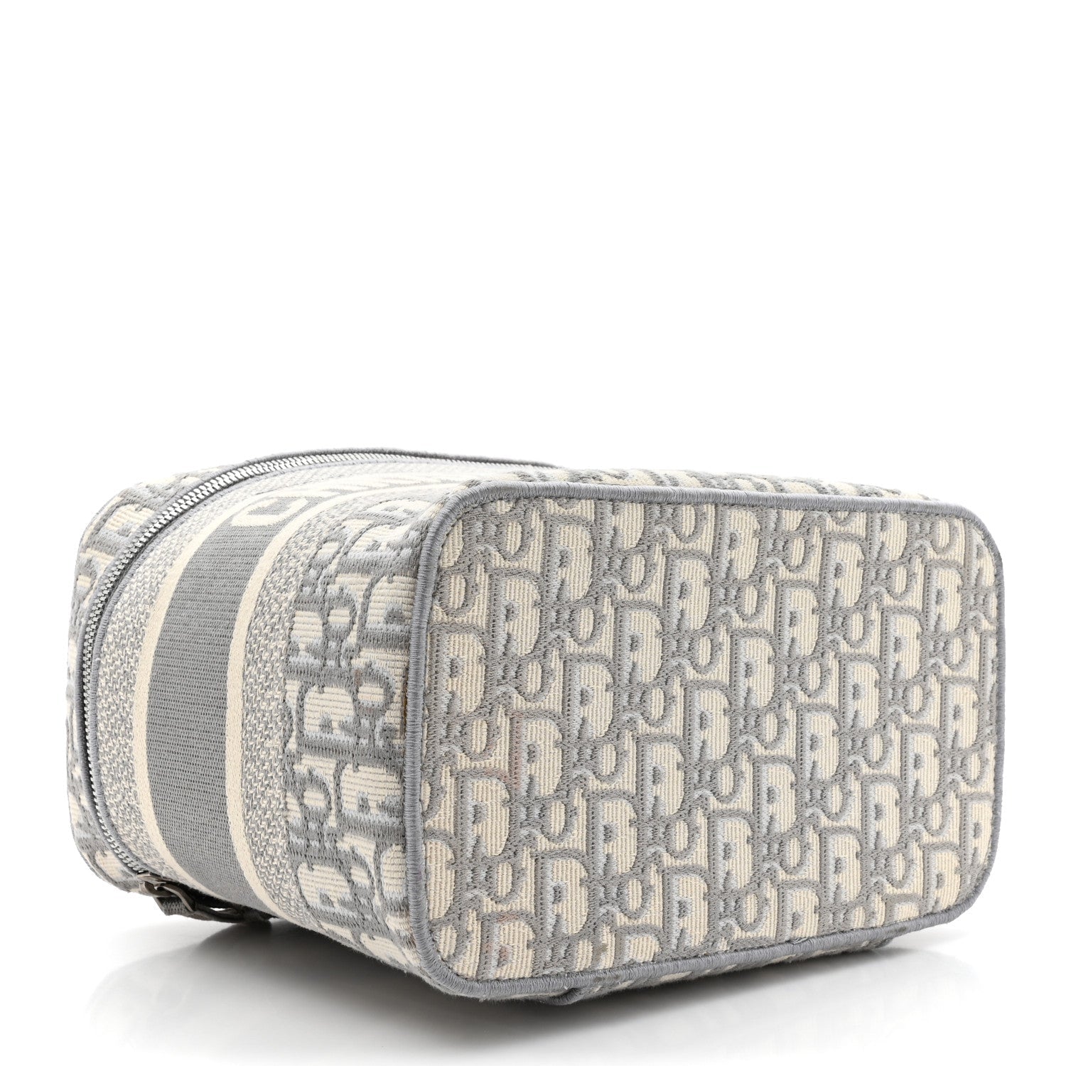 Oblique Diortravel Vanity Case Grey