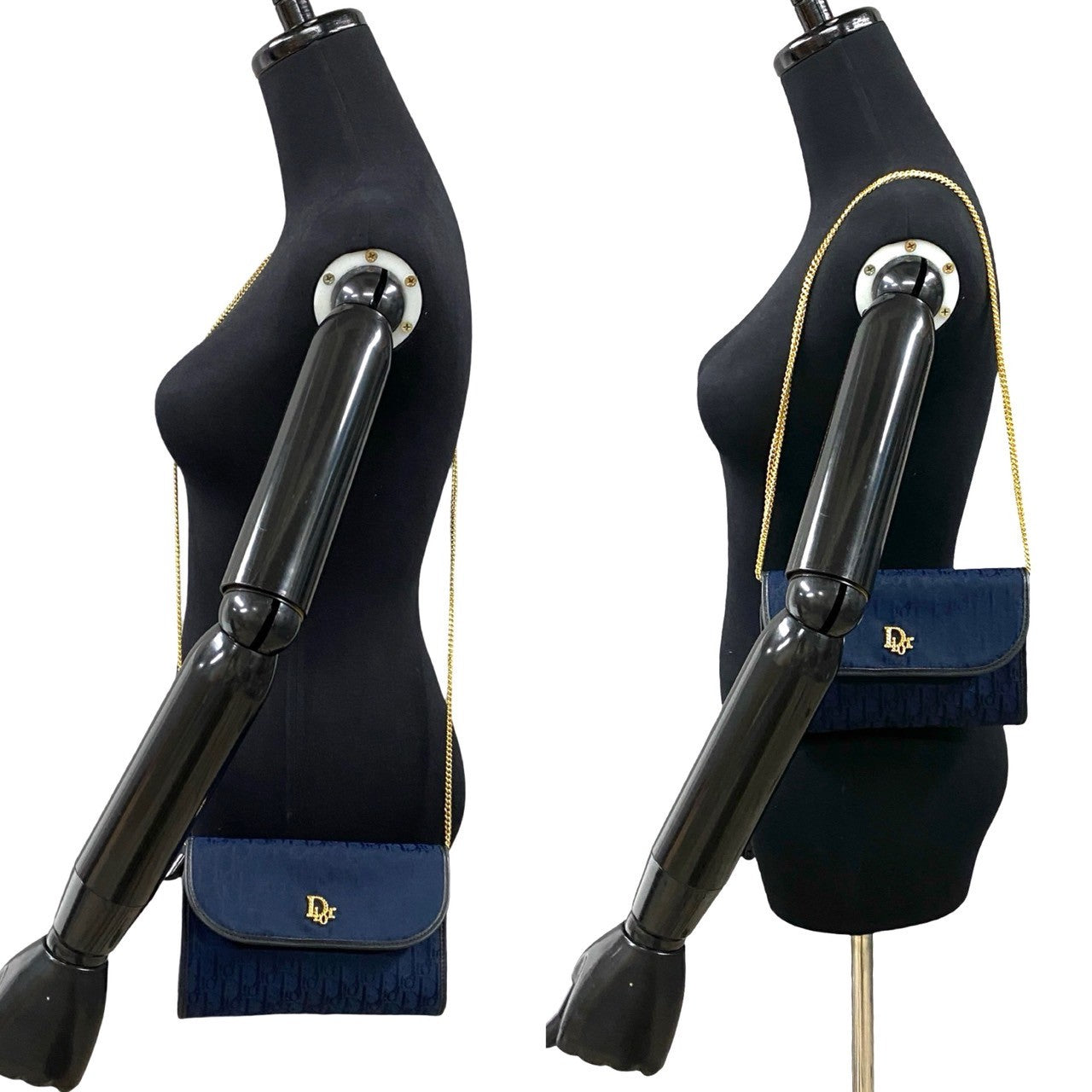 Christian Dior Trotter Canvas Leather Shoulder Bag