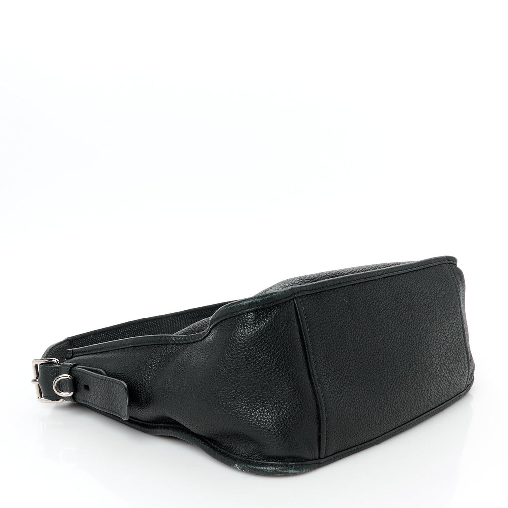 Vitello Daino Soft Hobo Messenger Bag Black