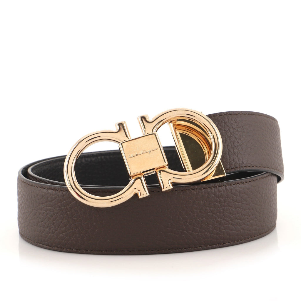 Gancini Belt Leather Wide 85