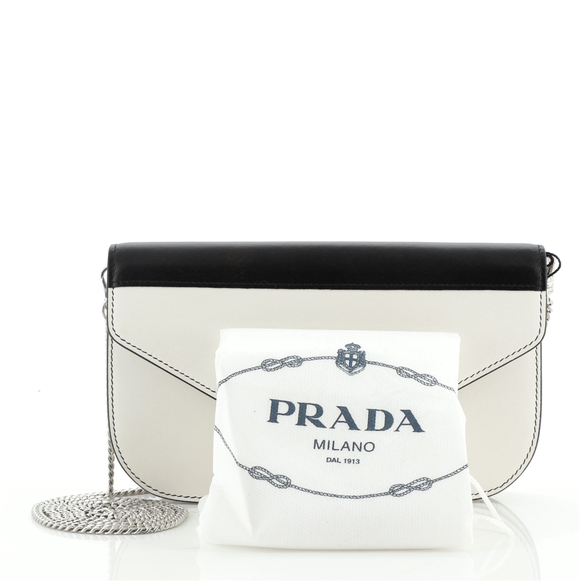 Bar Lock Chain Clutch City Calf Small