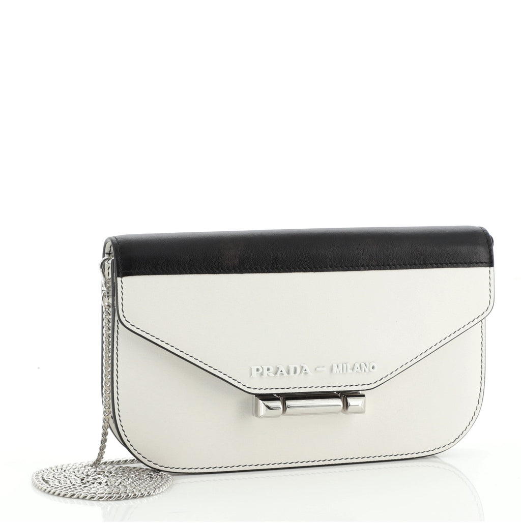 Bar Lock Chain Clutch City Calf Small