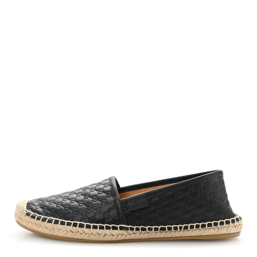 Microguccissima Signature Espadrilles 37.5 Black