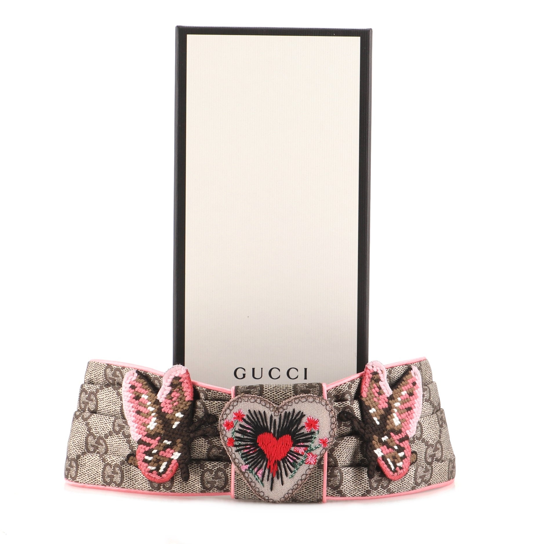 Headband Embroidered GG Silk Medium