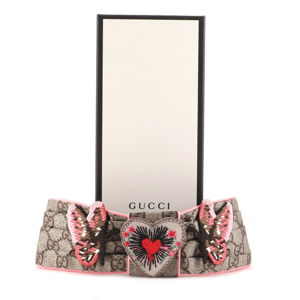 Headband Embroidered GG Silk Medium
