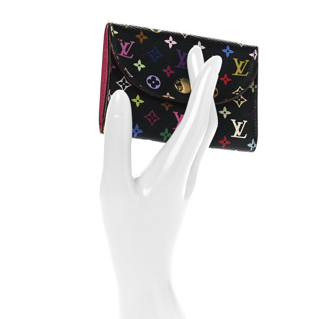 Monogram Multicolor Business  Holder Black Grenade