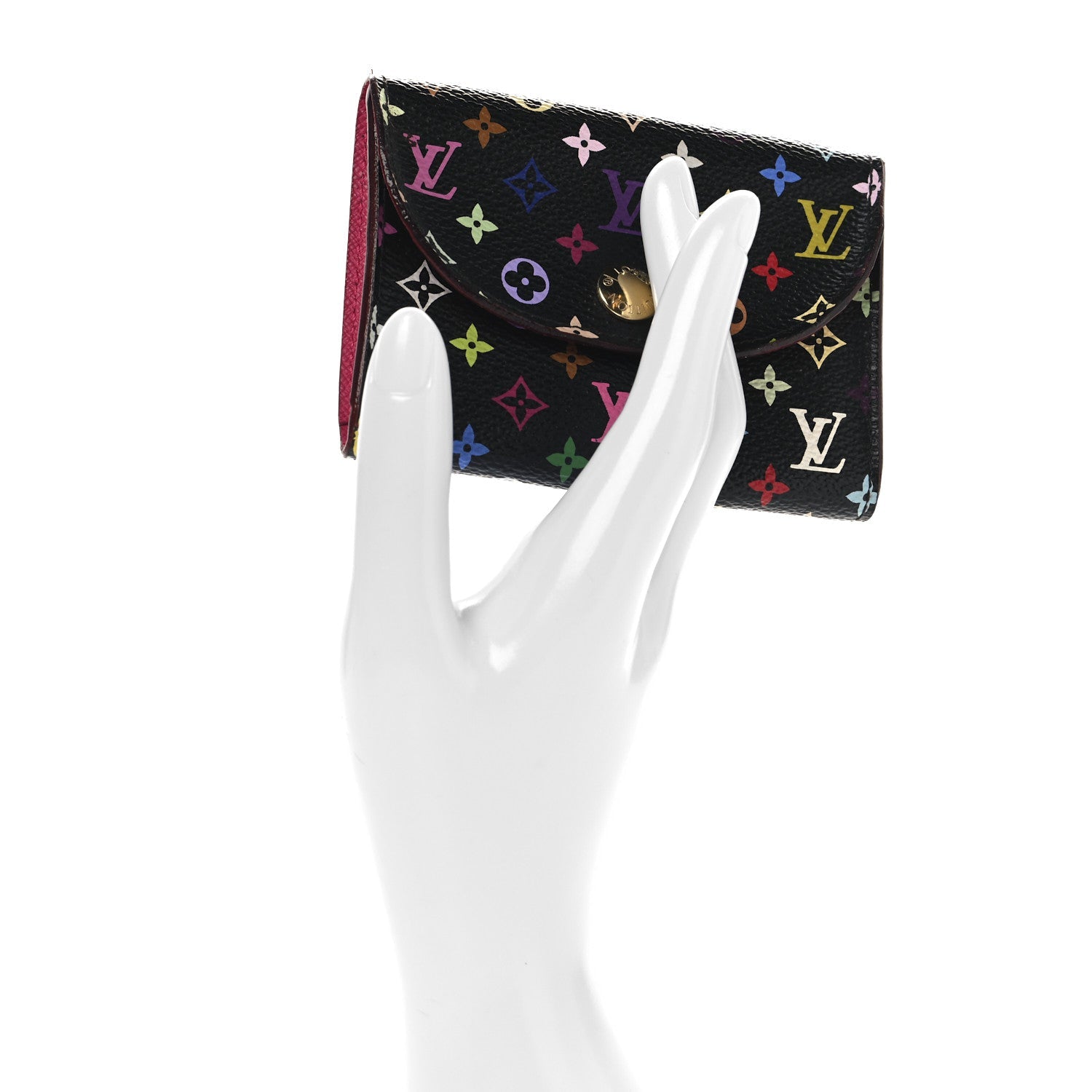 Monogram Multicolor Business  Holder Black Grenade