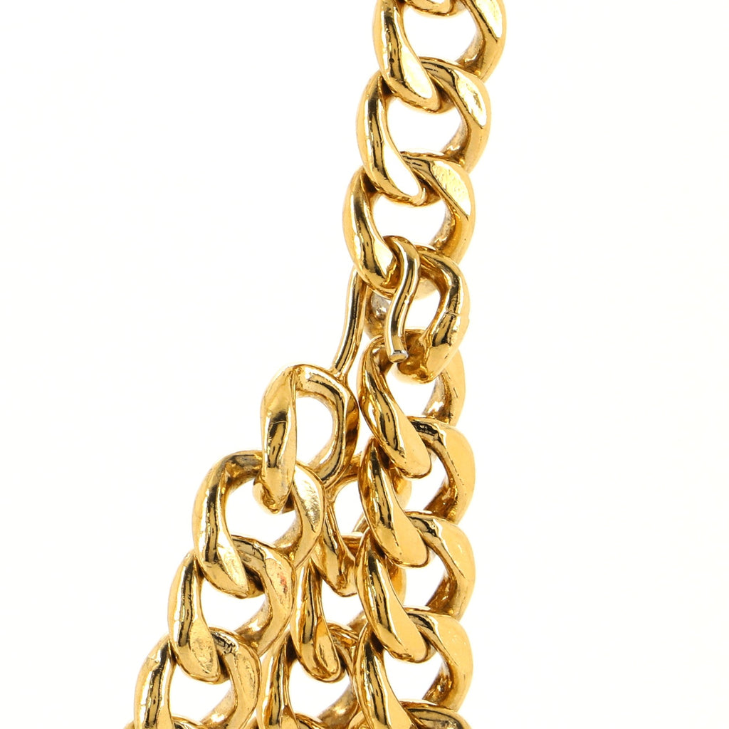 Vintage Medallion Chain Belt Metal 95