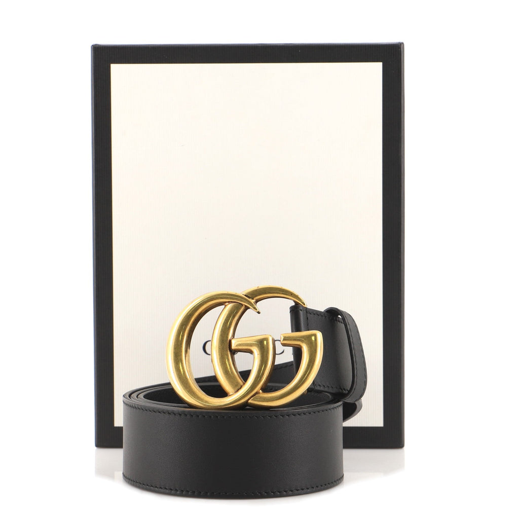 GG Marmont Belt Leather Wide 75