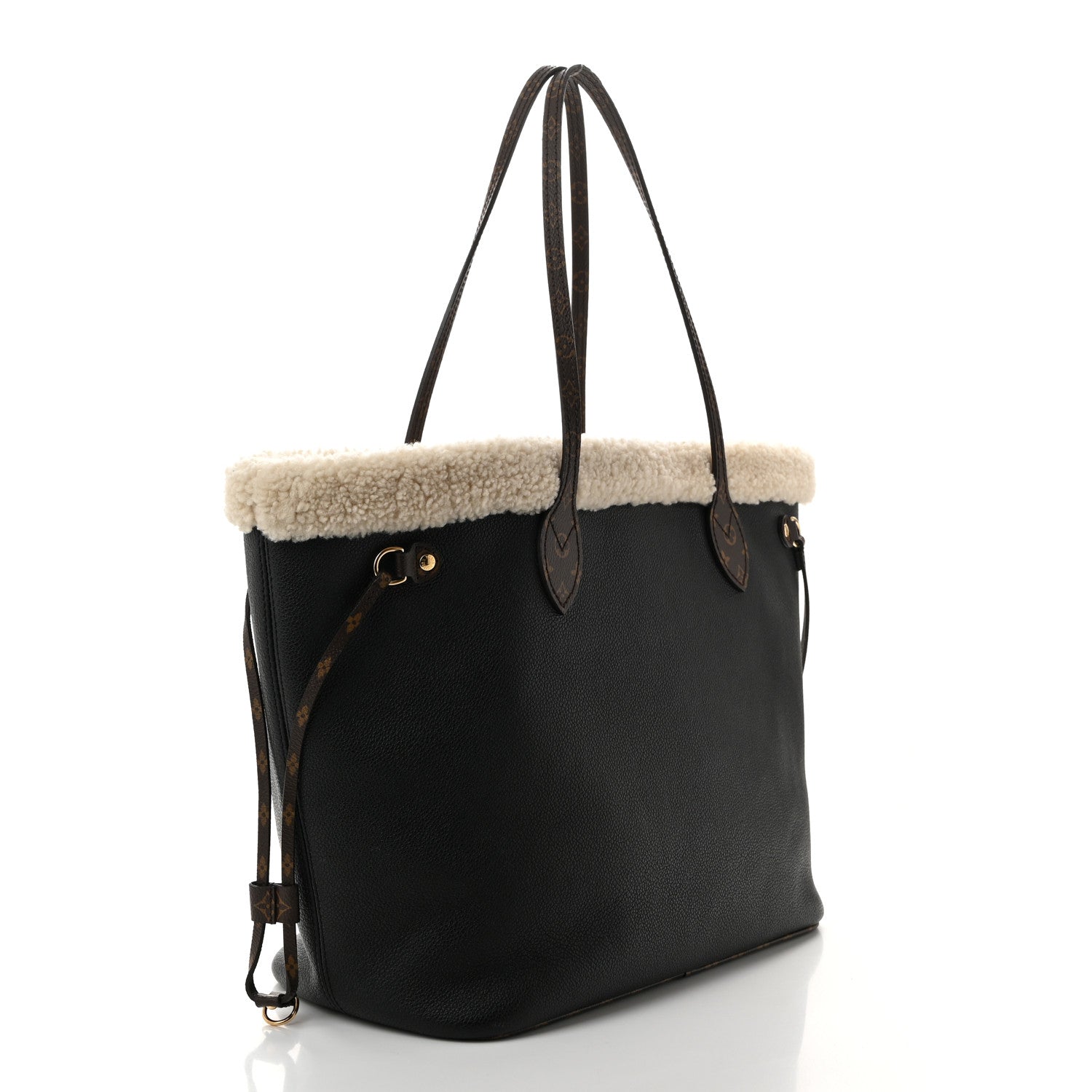Calfskin Monogram Teddy Neverfull MM Black