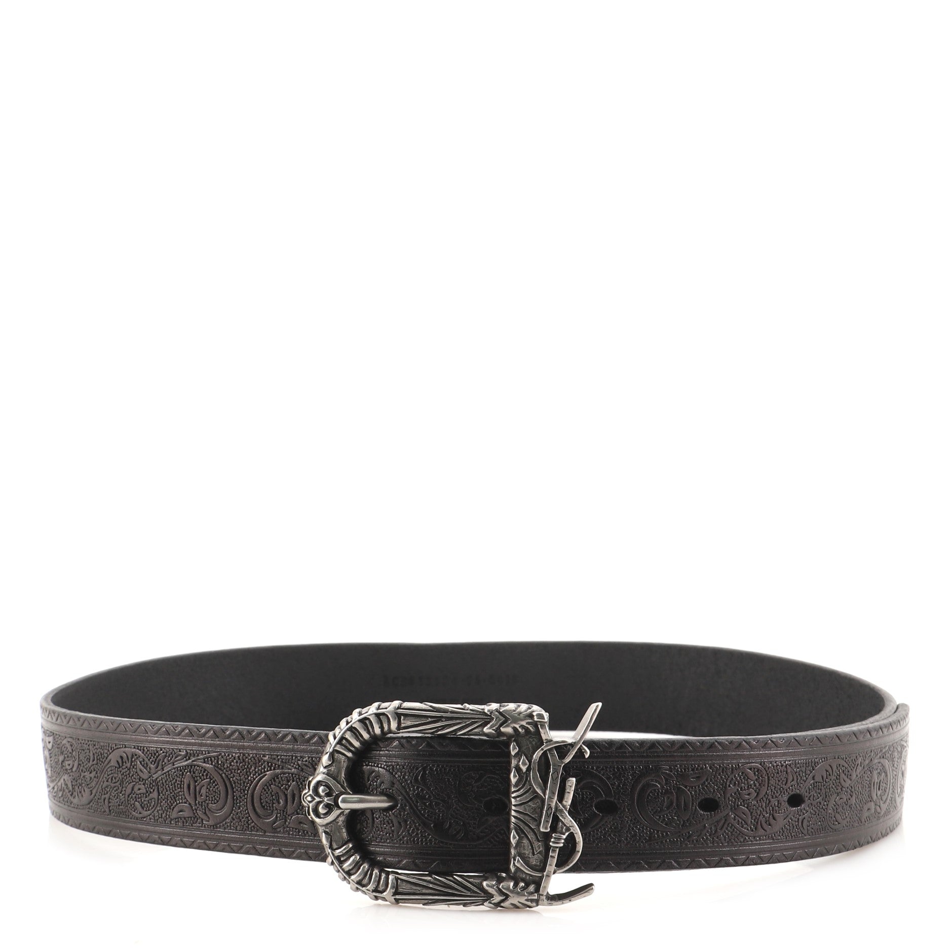 Celtic Belt Embossed Leather Wide 75