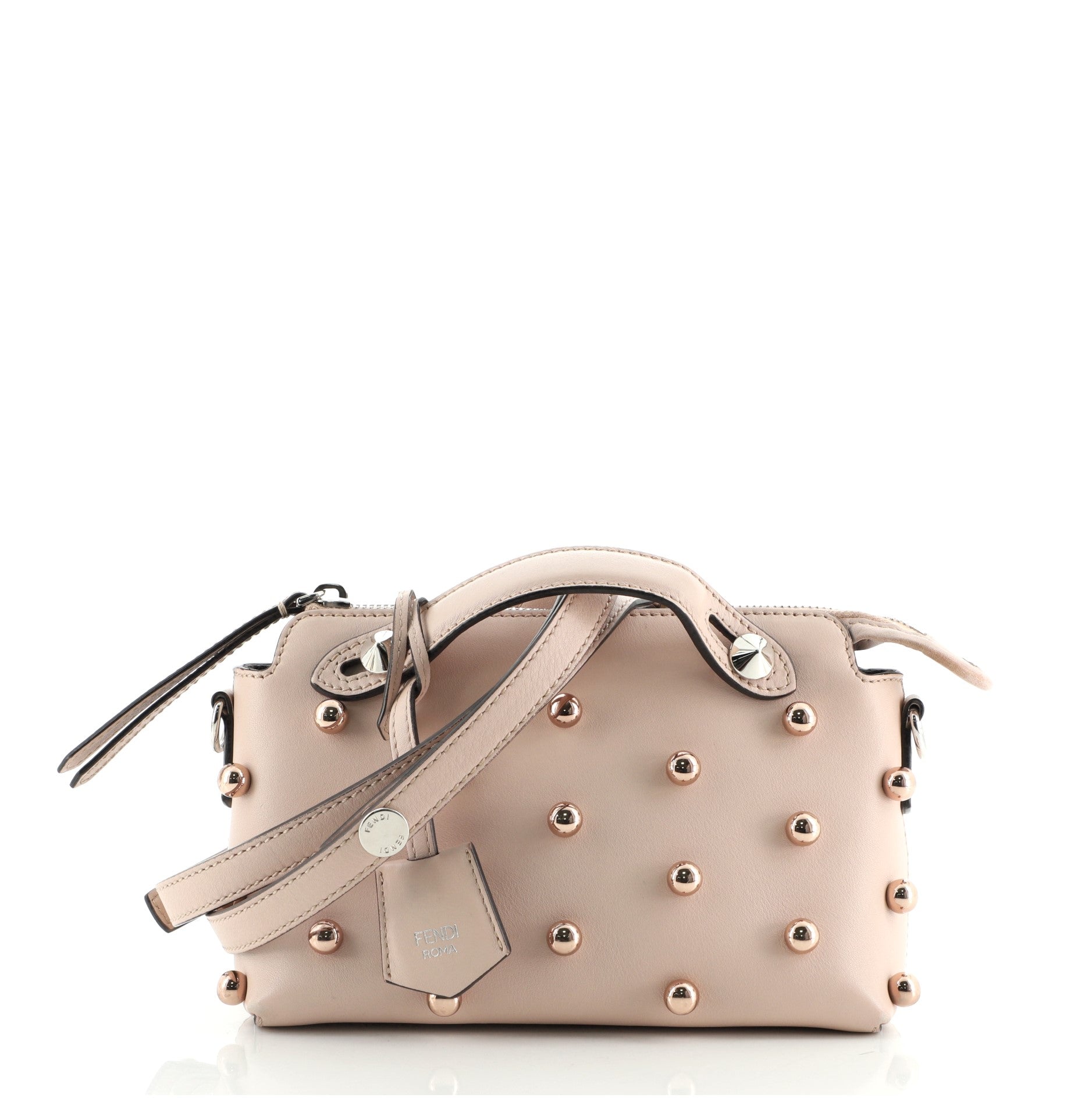By The Way Satchel Studded Leather Mini