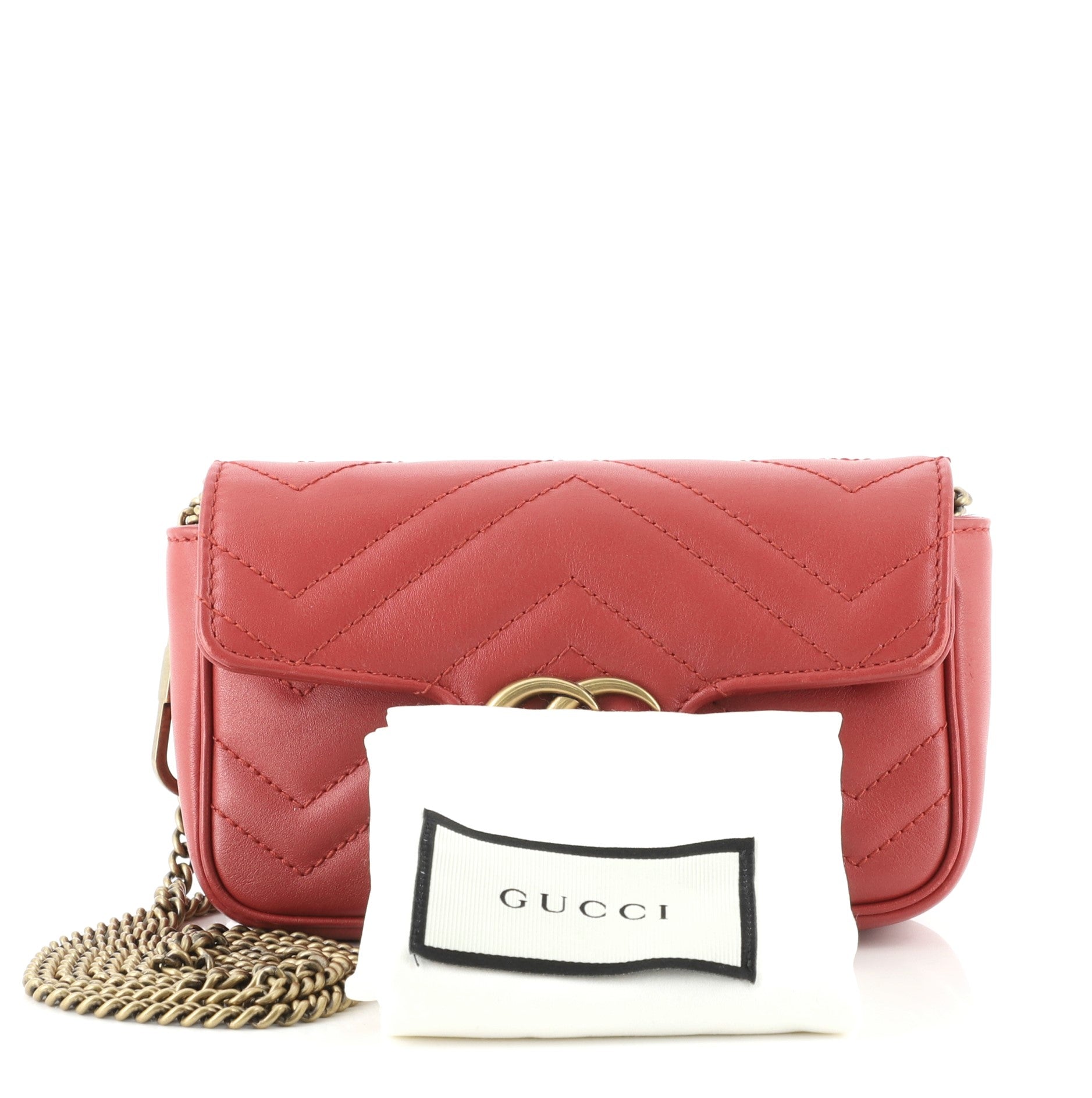 GG Marmont Flap Bag Matelasse Leather Super Mini