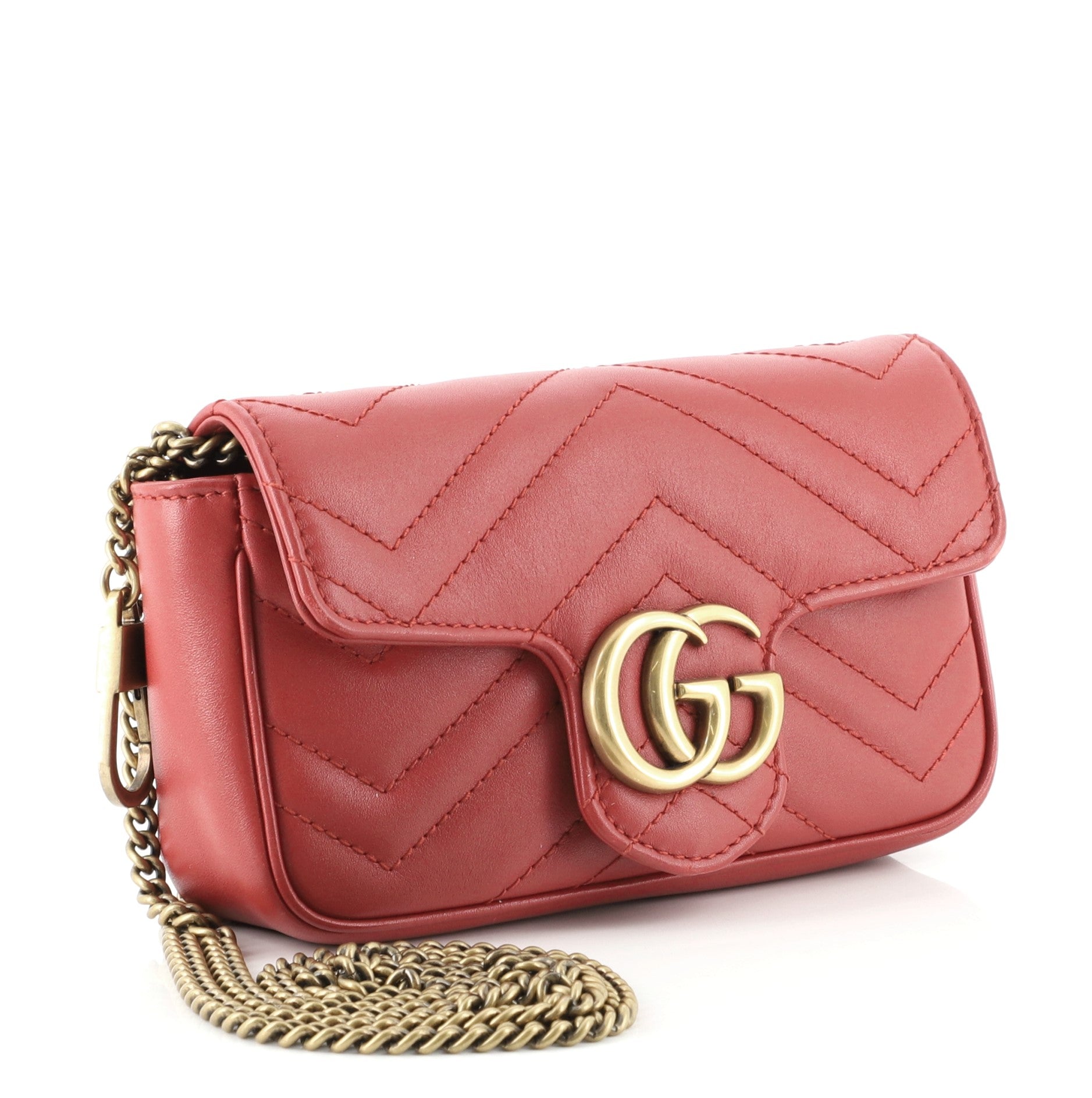 GG Marmont Flap Bag Matelasse Leather Super Mini