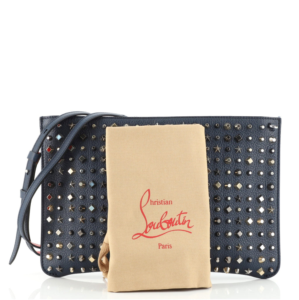 Loubiclutch Studded Leather