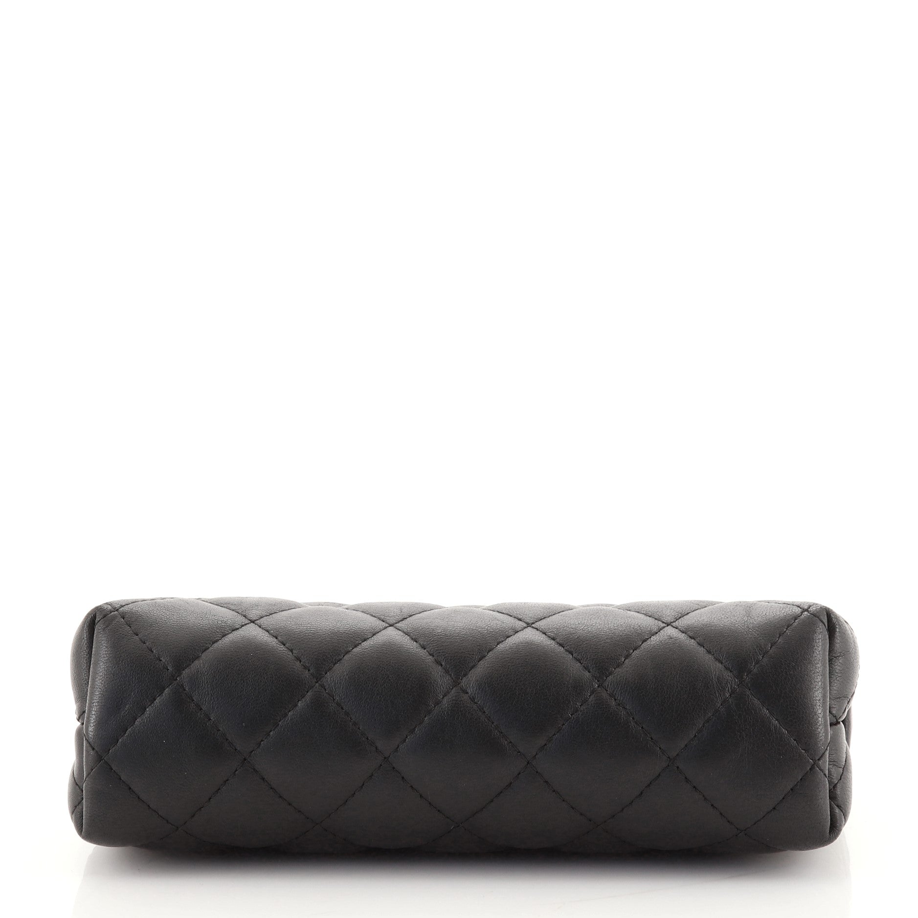 Zipped Pouch Quilted Lambskin Mini