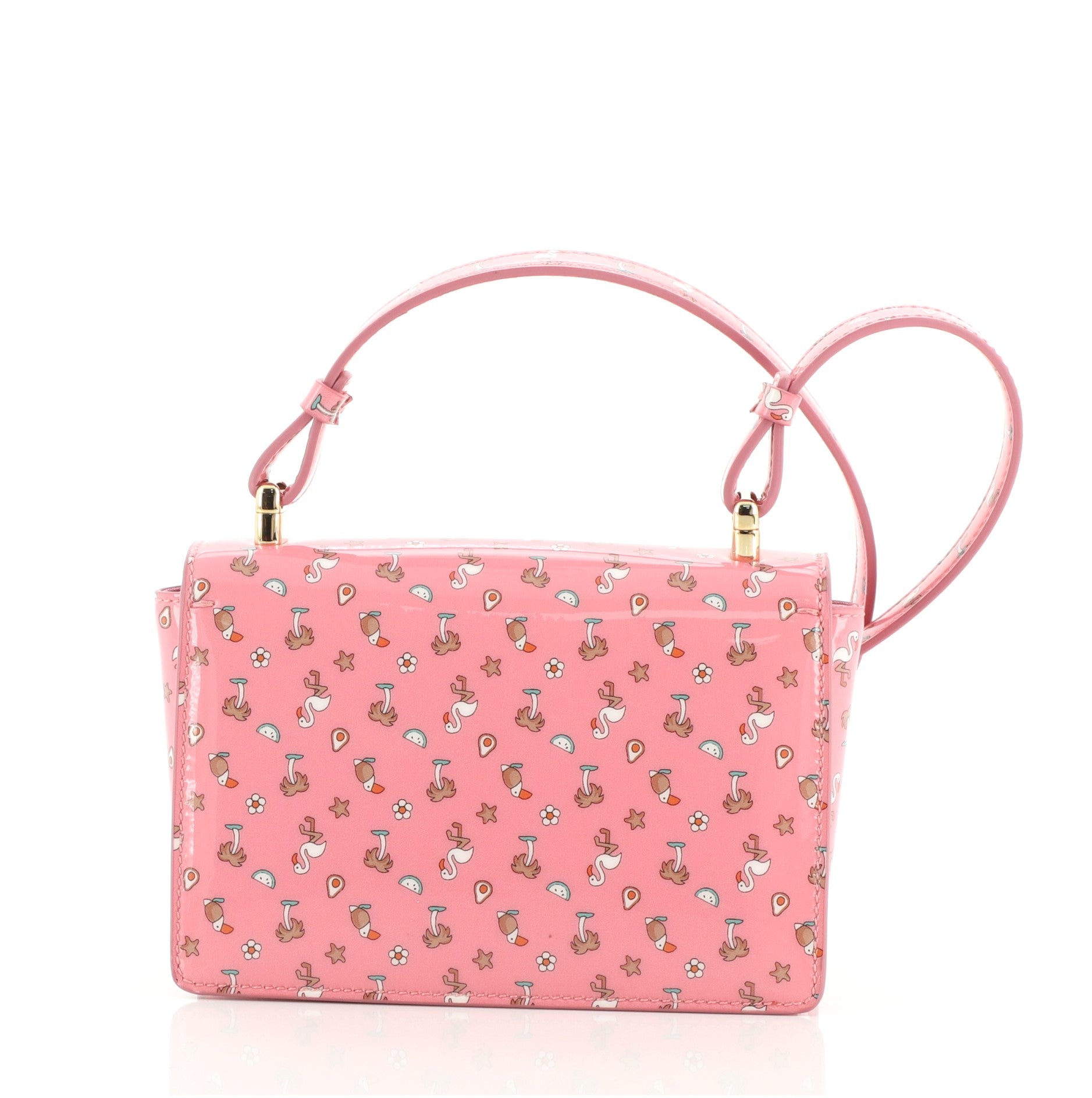 Vara Zoo Crossbody Bag Printed Patent Mini