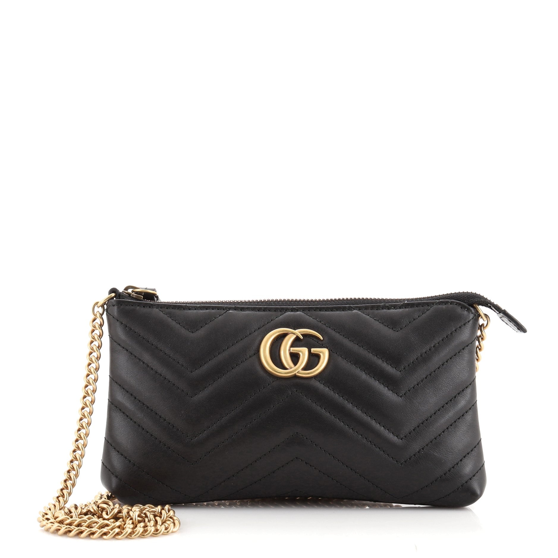 GG Marmont Chain Shoulder Bag Matelasse Leather Mini