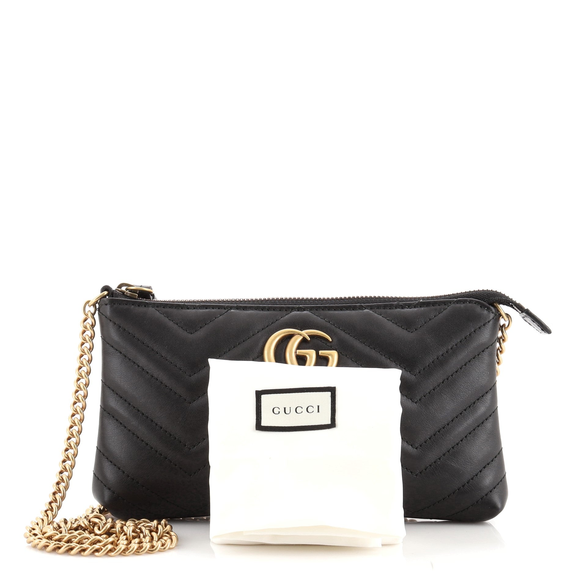 GG Marmont Chain Shoulder Bag Matelasse Leather Mini