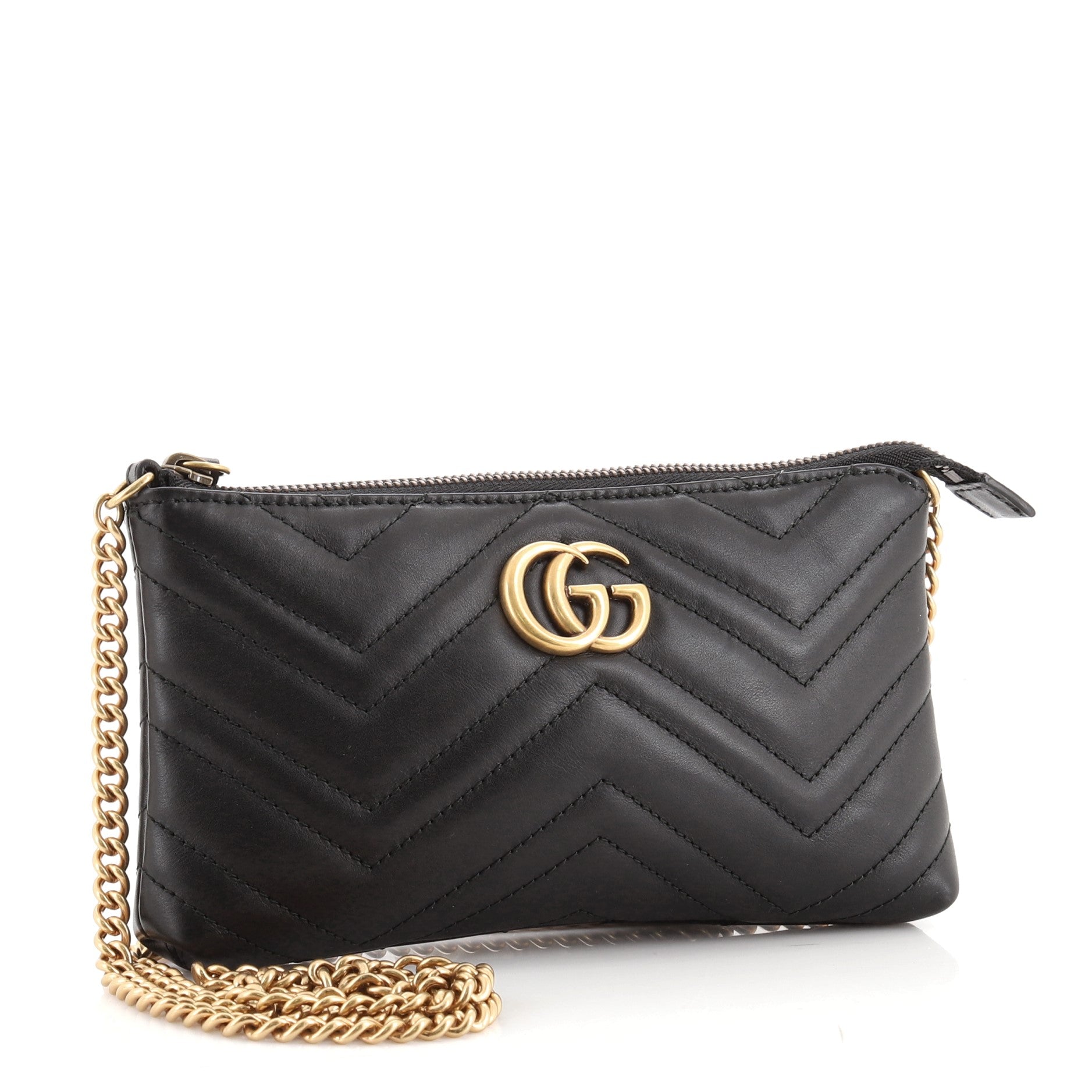 GG Marmont Chain Shoulder Bag Matelasse Leather Mini