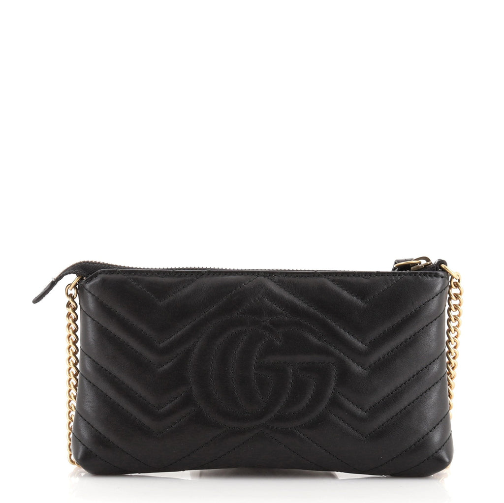 GG Marmont Chain Shoulder Bag Matelasse Leather Mini
