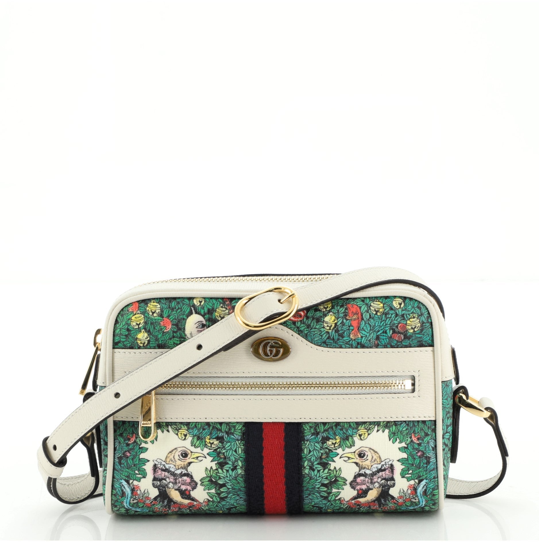 Ophidia Shoulder Bag Limited Edition Printed Coated Canvas Mini