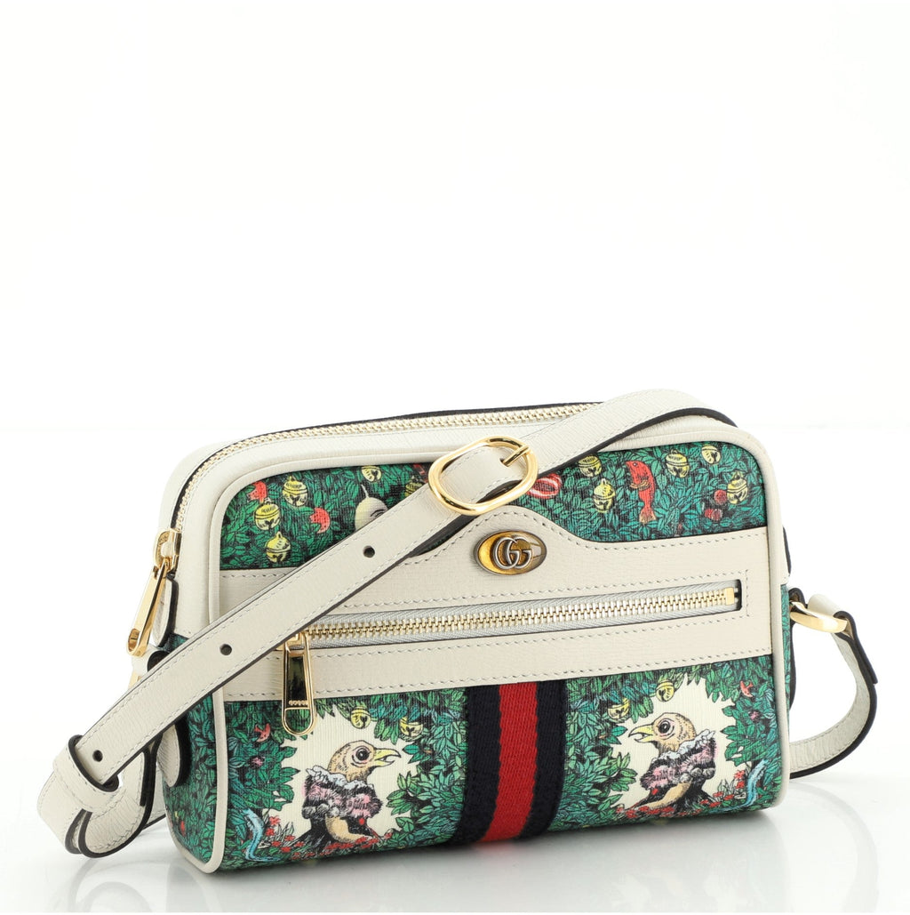 Ophidia Shoulder Bag Limited Edition Printed Coated Canvas Mini