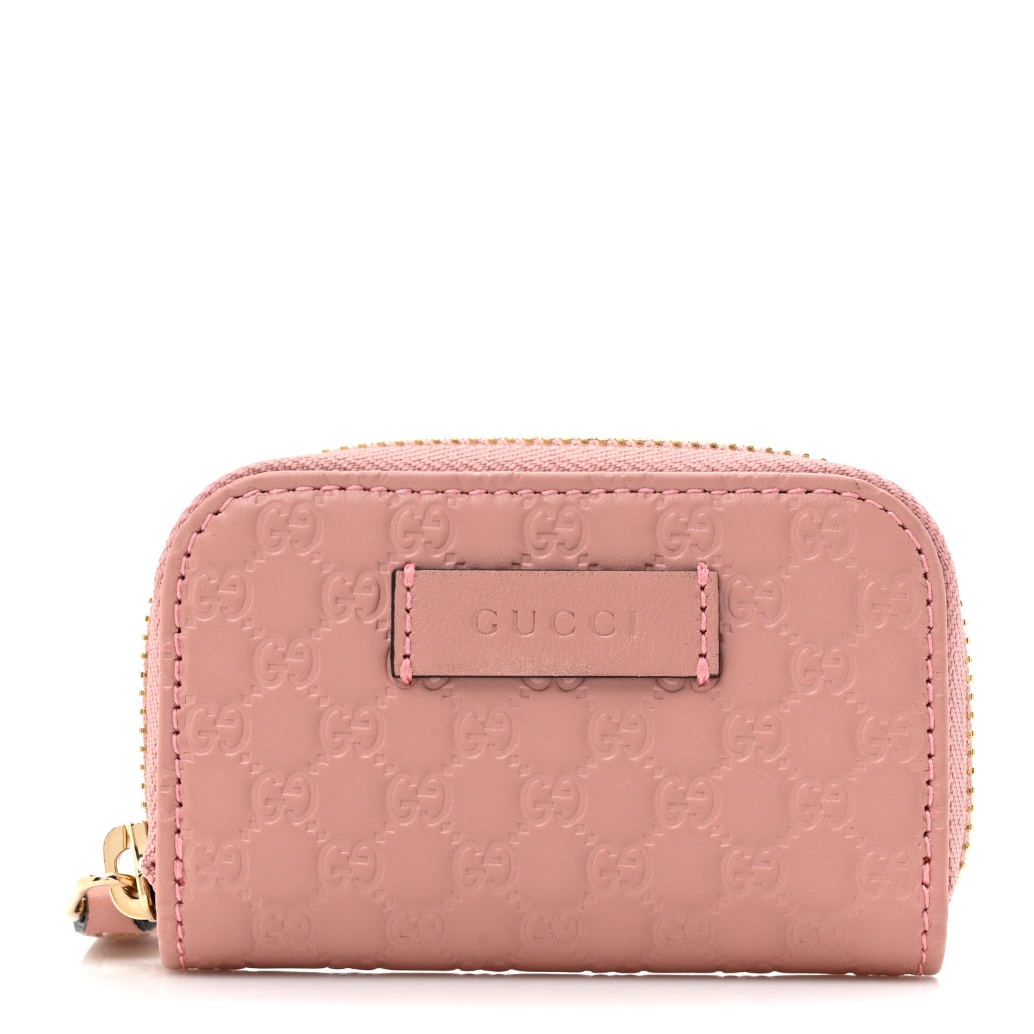Microguccissima Zip Around  Case Soft Pink
